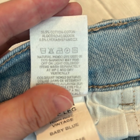 DL1961 Hepburn High Rise Crop Wide Leg Jean Size 25 - Picture 5 of 14